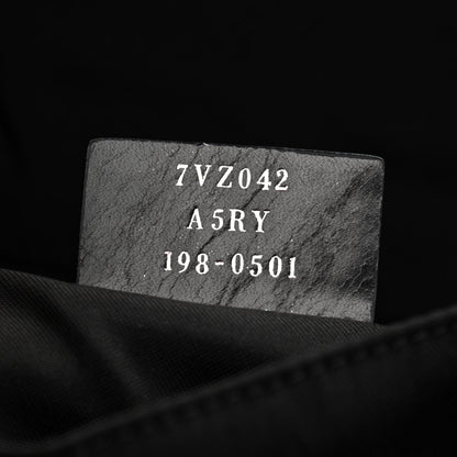 Fendi Nylon Vitello Elite Monster Backpack Navy Silver Multicolor 7 of 11