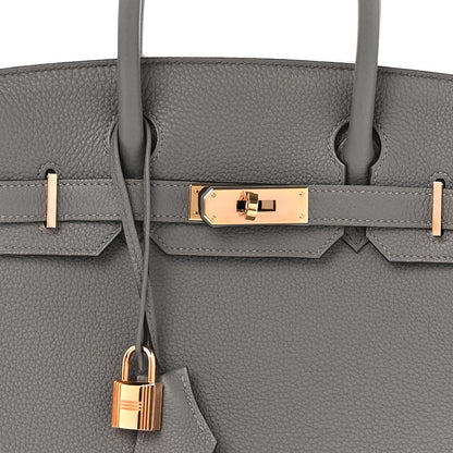 Hermes Togo Birkin 30 Gris Meyer 8 of 11