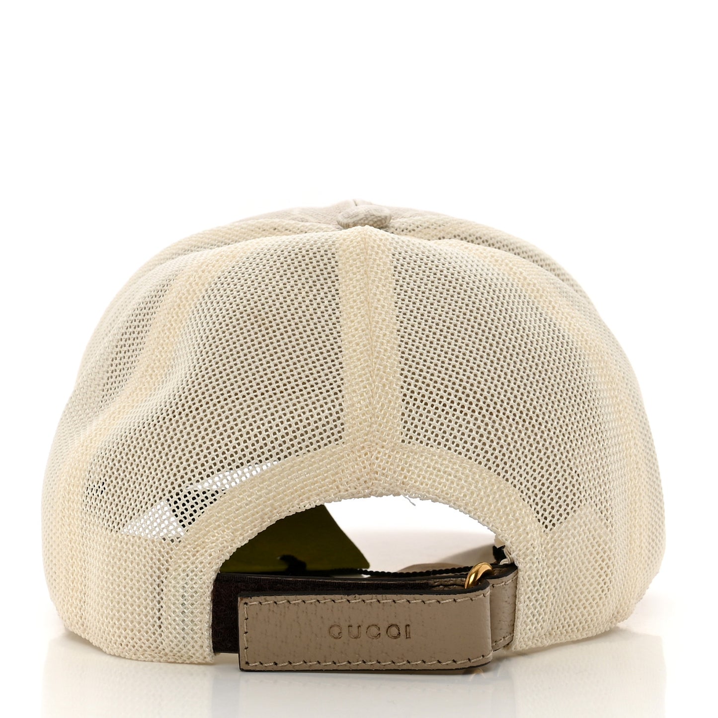 GG Supreme Monogram Mesh Baseball Hat M Beige