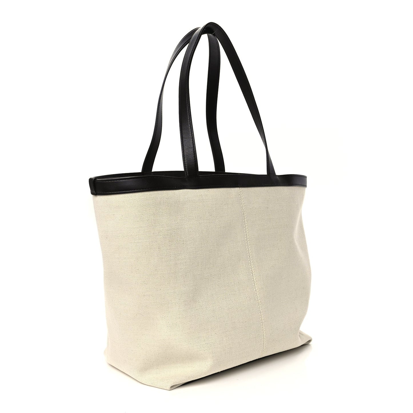 Canvas Mix Nappa Intrecciato Medium Flip Flap Tote Natural Fondant Natural/Fondant