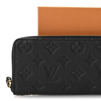 Louis Vuitton Empreinte Clemence Wallet Black 7 of 7
