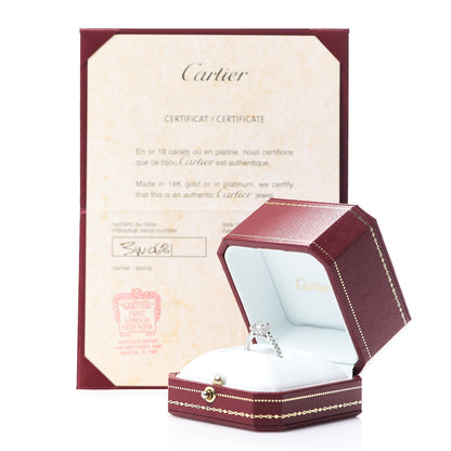 Cartier Platinum Diamond .90ct Destinee Engagement Ring 52 6 5 of 5