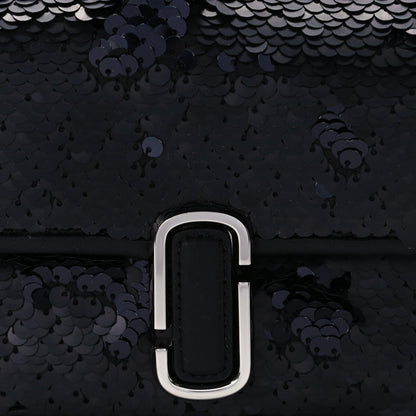 Marc Jacobs Sequin J Marc Mini Shoulder Bag Black 7 of 10