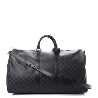 Louis Vuitton Damier Cobalt Keepall Bandouliere 55 1 of 9