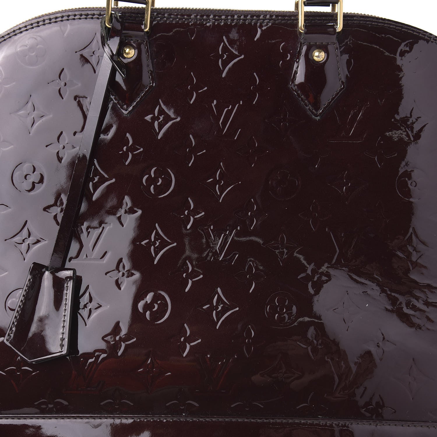 Louis Vuitton Vernis Alma GM Amarante 10 of 10