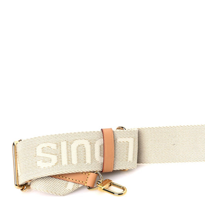 Louis Vuitton Jacquard High Rise Shoulder Strap  Beige 4 of 4