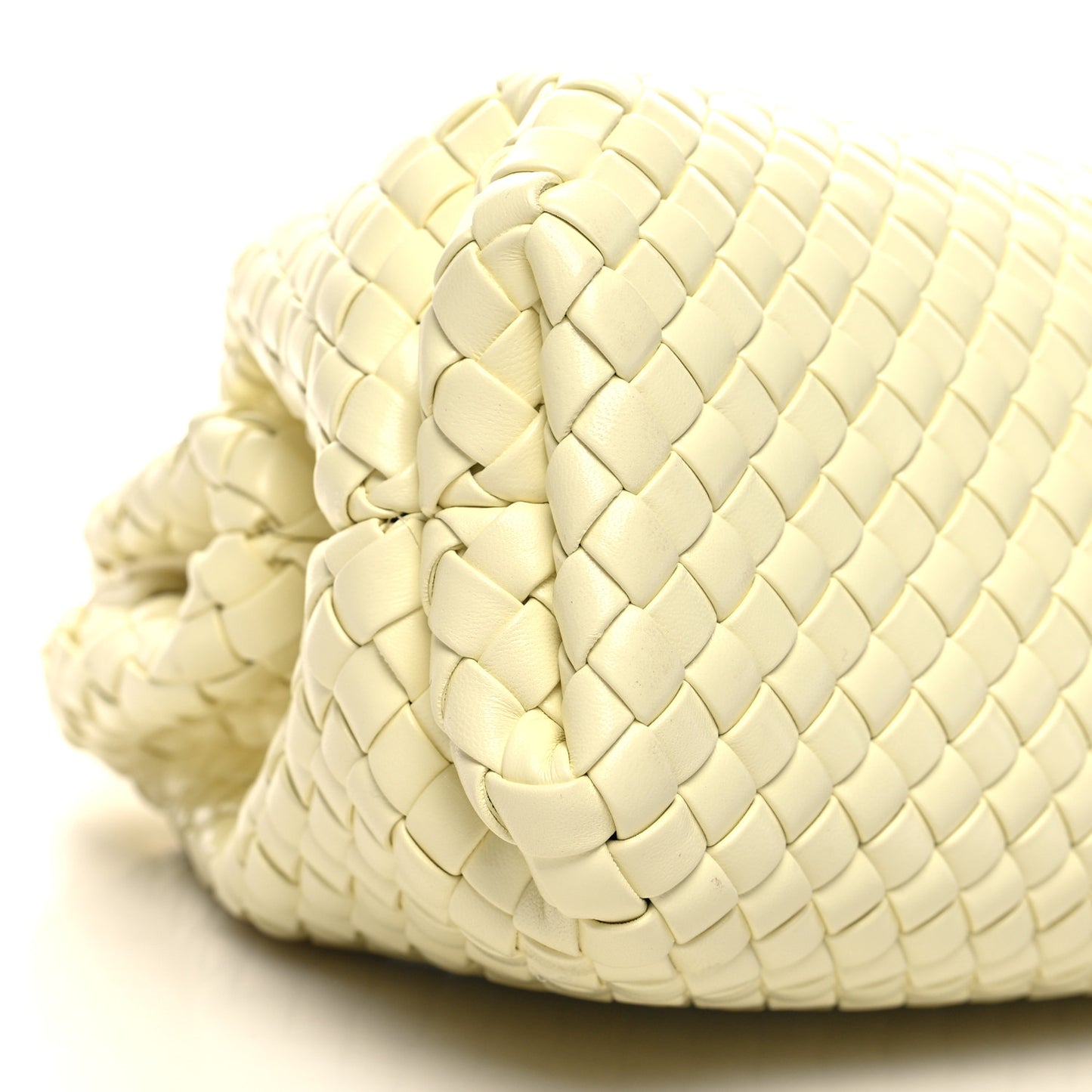 Nappa Intrecciato Small Padded The Handle Tote Zest Washed