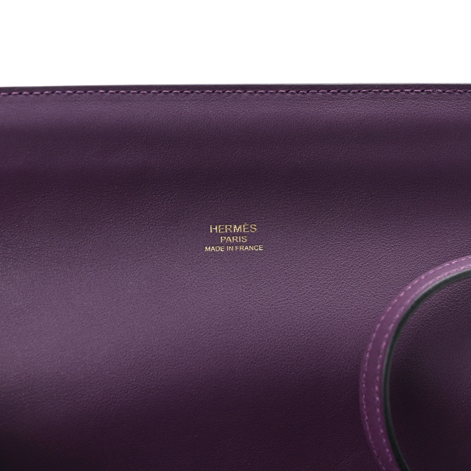Hermes Veau Voloptu Sac Maximors Cassis 6 of 9