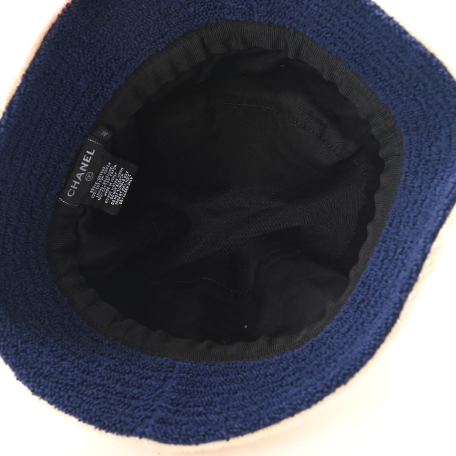 Chanel Terry Cloth CC Bucket Hat M Ecru 6 of 8