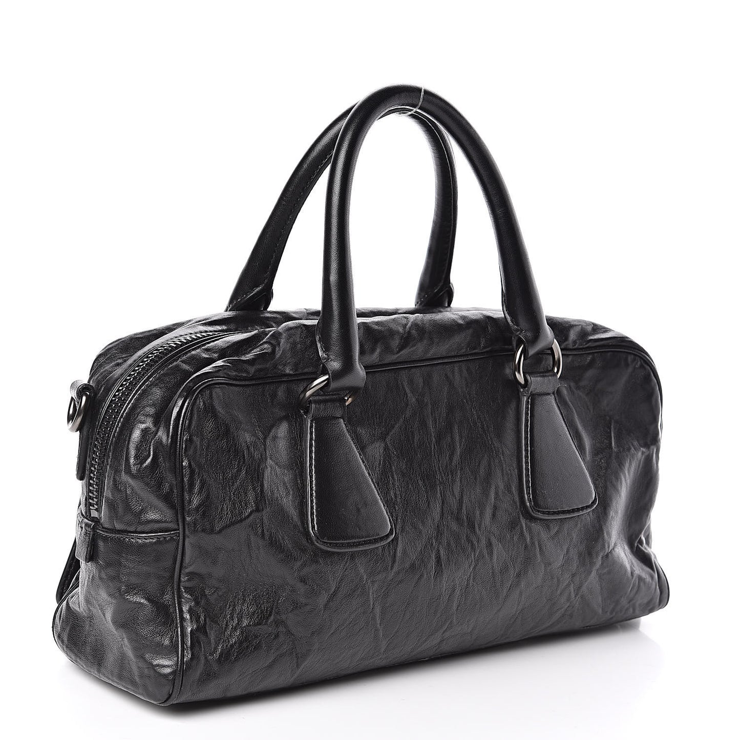 Nappa Antique Bowler Black