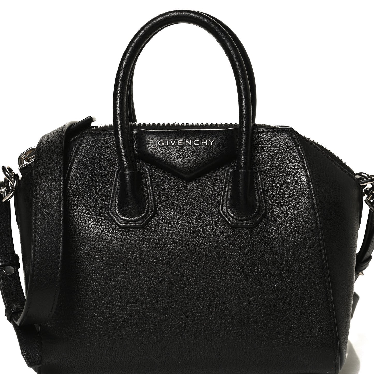 Sugar Goatskin Mini Antigona Black