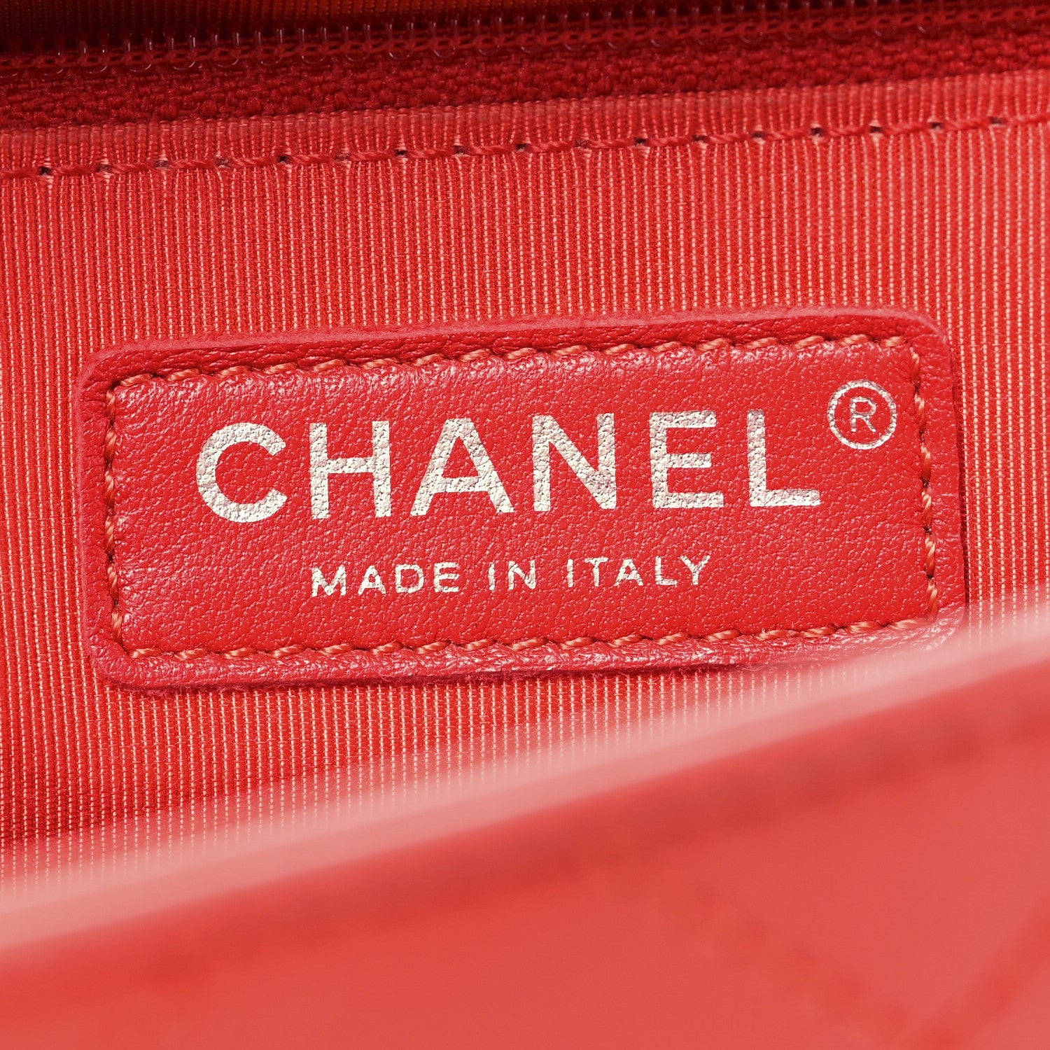 Chanel Calfskin Stitched Small Ring My Bag Flap Crossbody Red 6 of 7