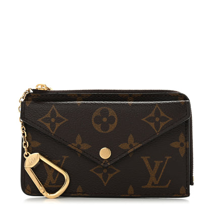 Louis Vuitton Monogram Recto Verso Card Holder Black 1 of 8