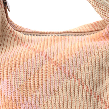 Burberry Canvas Knitted Check Mini Peg Duffle Bag Sherbert 6 of 8