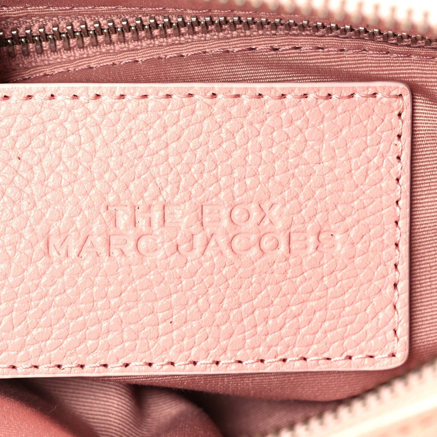 Calfskin Mini The Box Bag Bloom Pink