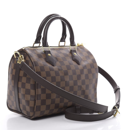 Louis Vuitton Damier Ebene Speedy Bandouliere 25 3 of 12