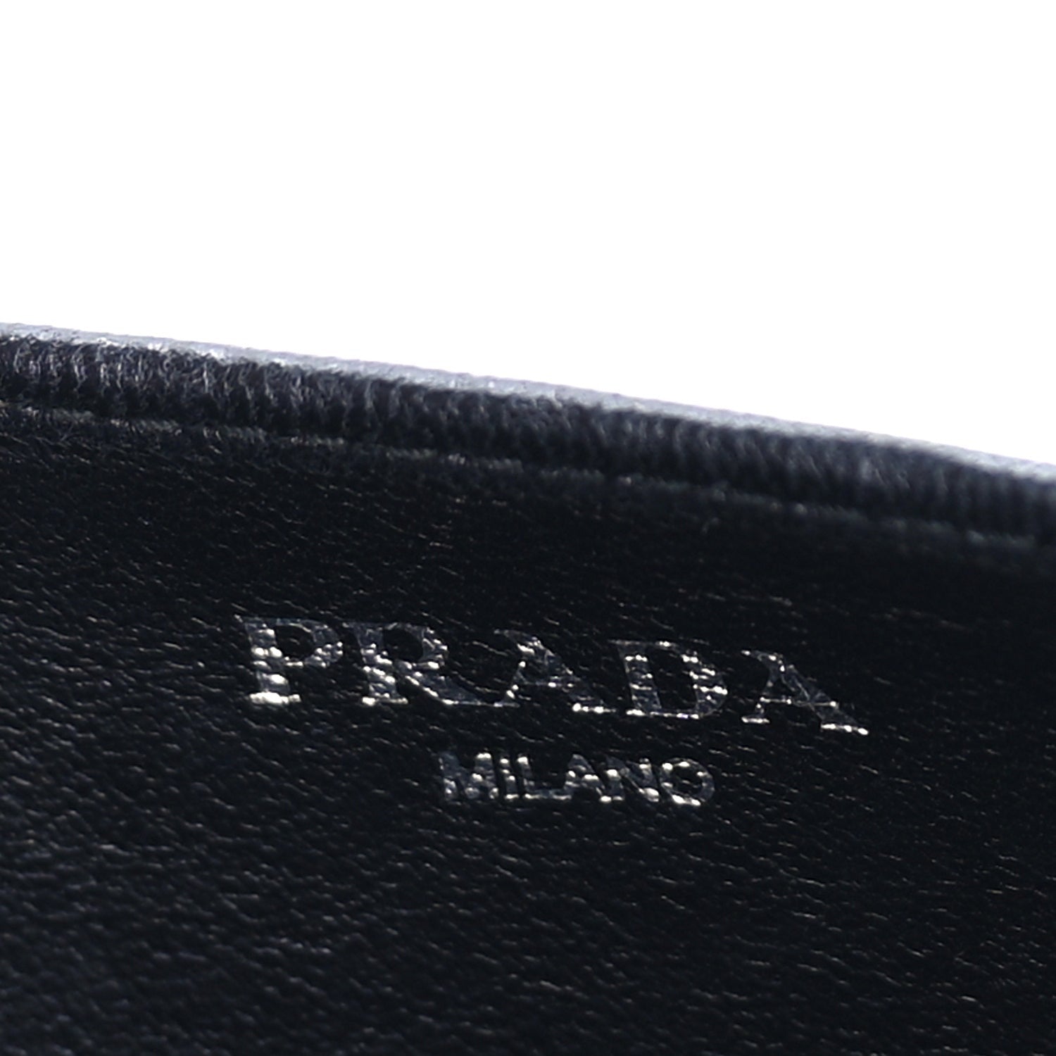 Prada Nappa Gaufre Wallet On Chain  Black 5 of 7