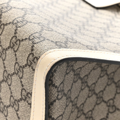 Gucci GG Supreme Monogram Medium Padlock Tote White 11 of 11