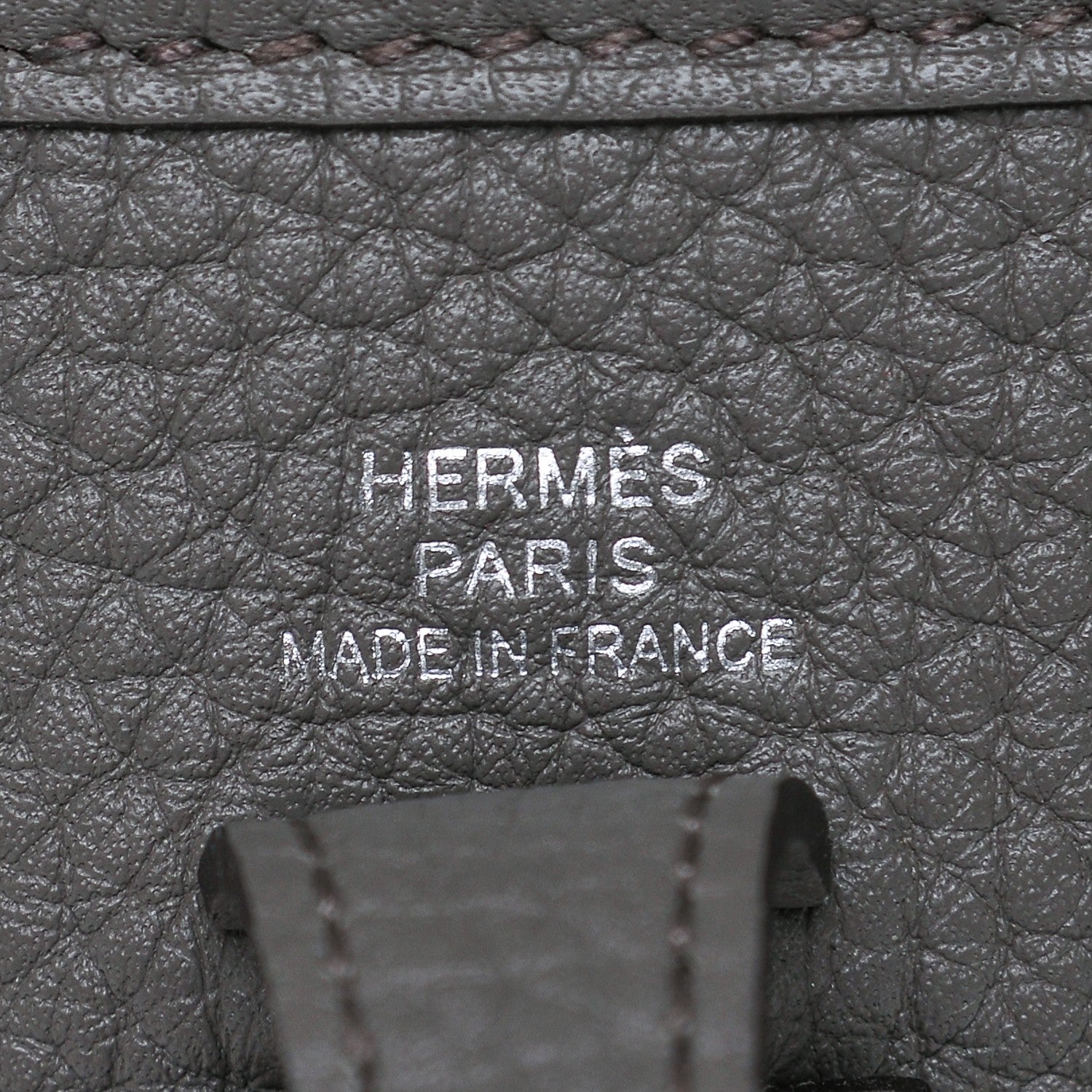 Hermes Taurillon Clemence Amazone Evelyne TPM Etain Cuivre 6 of 6