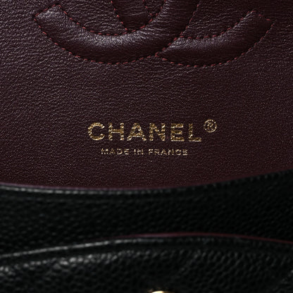 Chanel Caviar Quilted Medium Double Flap Black 6 of 12