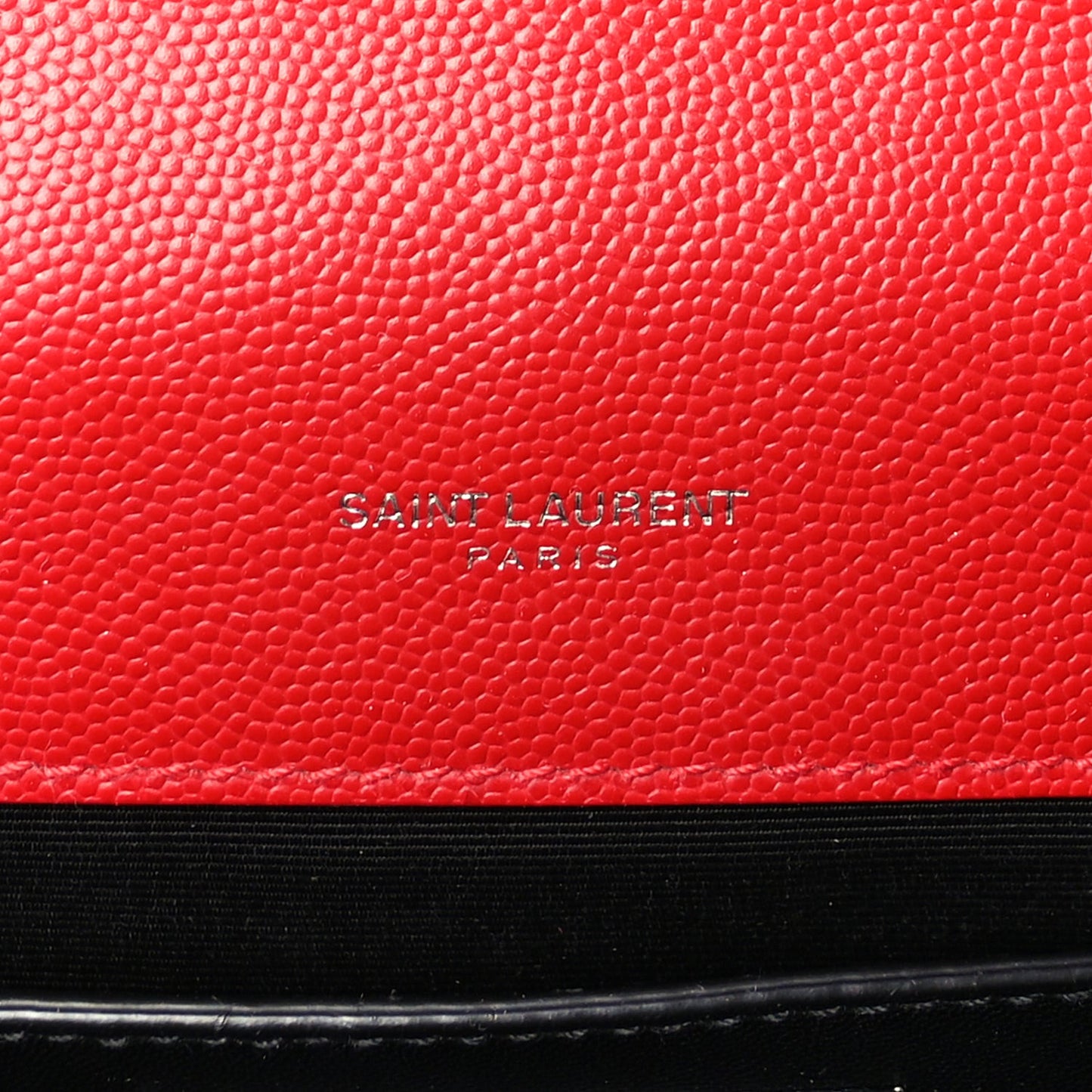 Grain De Poudre Textured Mixed Matelasse Triquilt Medium Monogram Satchel New Red