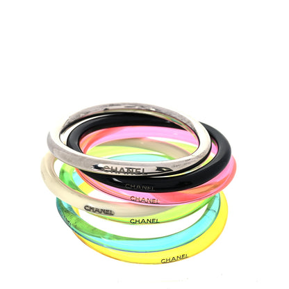 Chanel Resin Bangle Set of 7  Multicolour 2 of 2