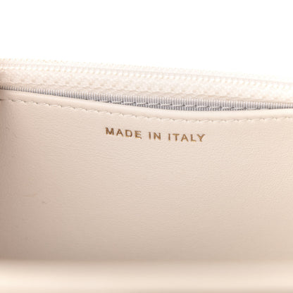 Chanel Caviar Quilted Boy Wallet On Chain WOC White 7 of 13