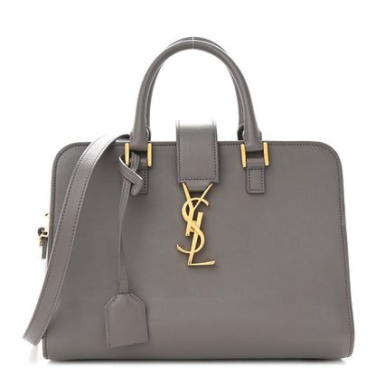 Saint Laurent Calfskin Monogram Baby Cabas Fog 1 of 10