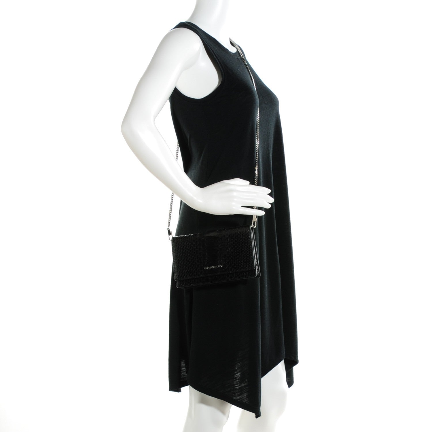 Givenchy Python Pandora Chain Wallet Black 2 of 7