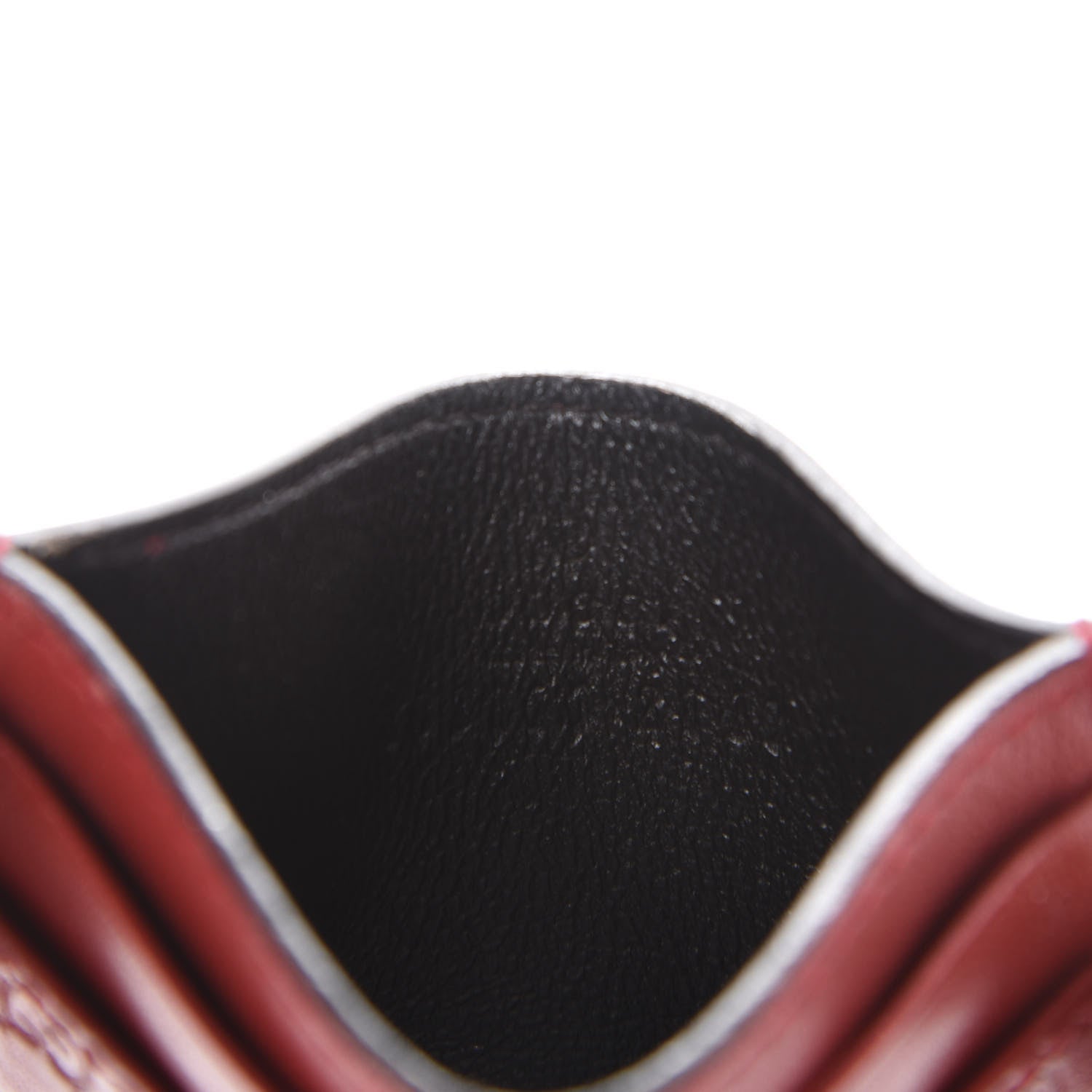 Gucci Guccissima Card Holder Hibiscus Red 8 of 8