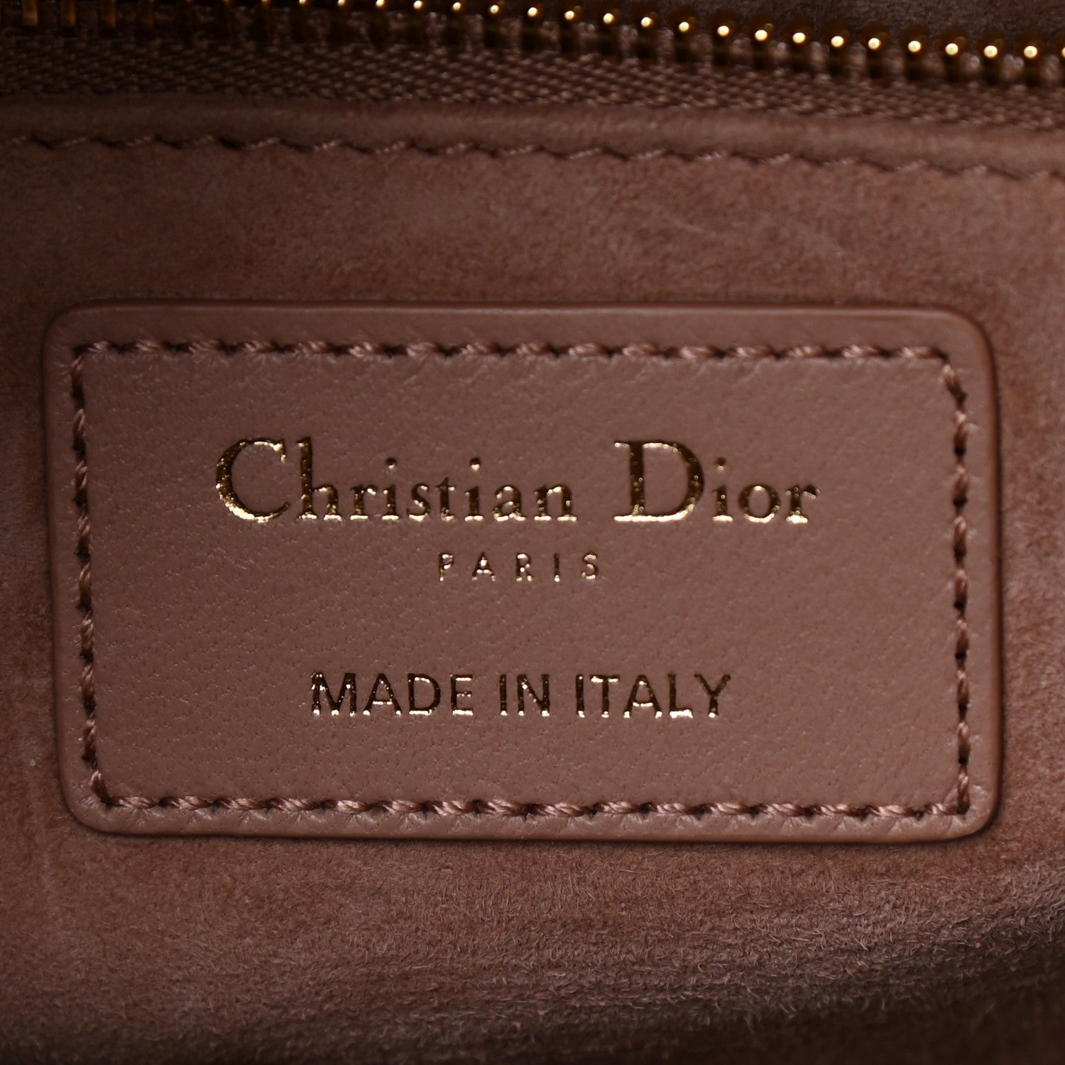 Christian Dior Lambskin Cannage Medium Lady Dior Bois de Rose 6 of 13