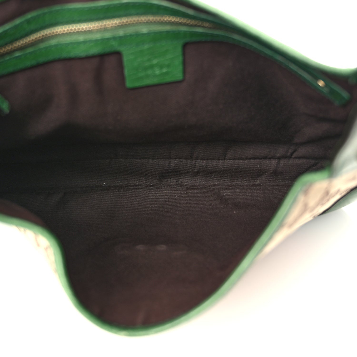 Gucci Monogram Web Junco Small Hobo Green 4 of 13