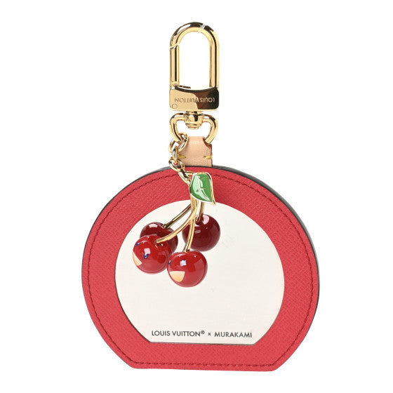 Louis Vuitton LV X TM Monogram Cerises Mini Mirror Bag Charm 1 of 1