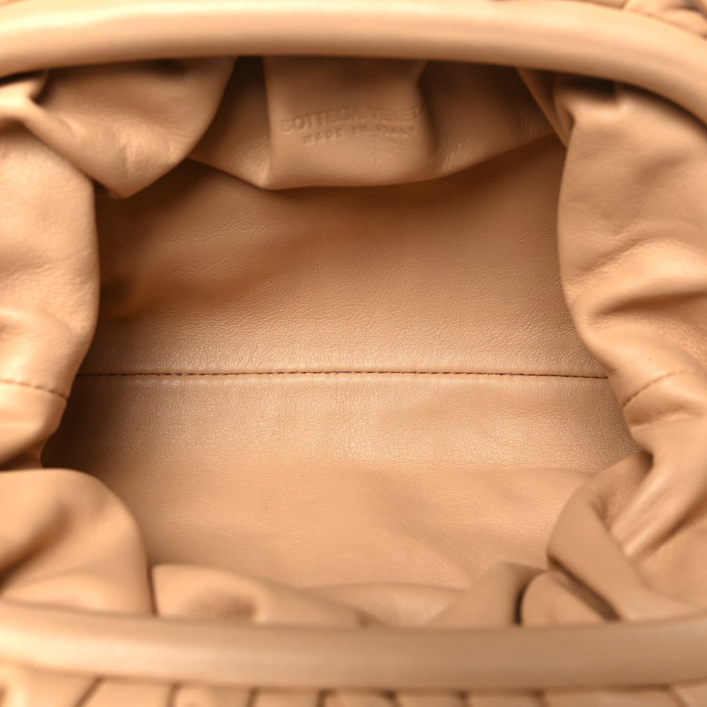 Butter Calfskin The Mini Pouch Almond