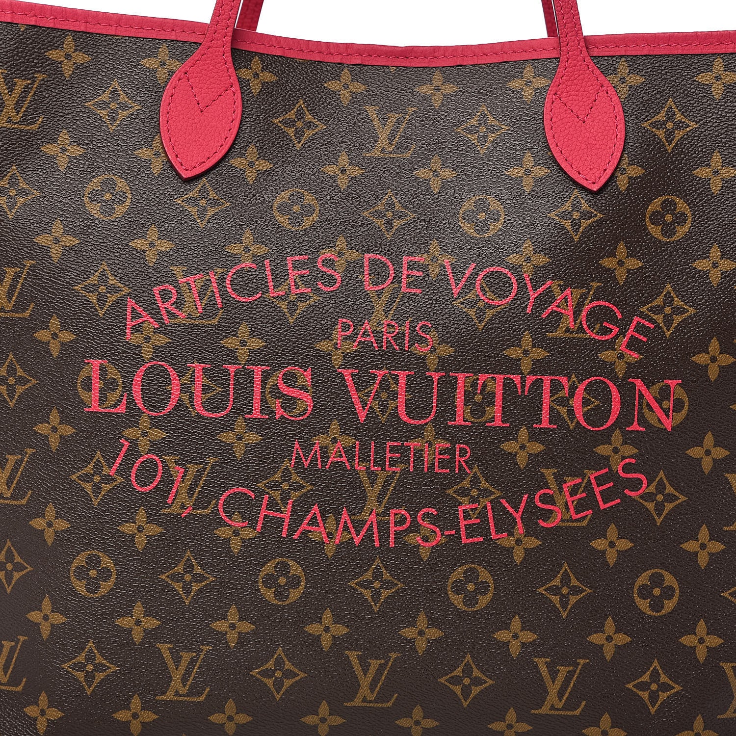 Louis Vuitton Monogram Articles de Voyage Ikat Neverfull GM Rose Indien 12 of 12