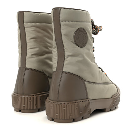 Hermes Calfskin Parachute Fresh Ankle Boots 38.5 Etoupe 5 of 10