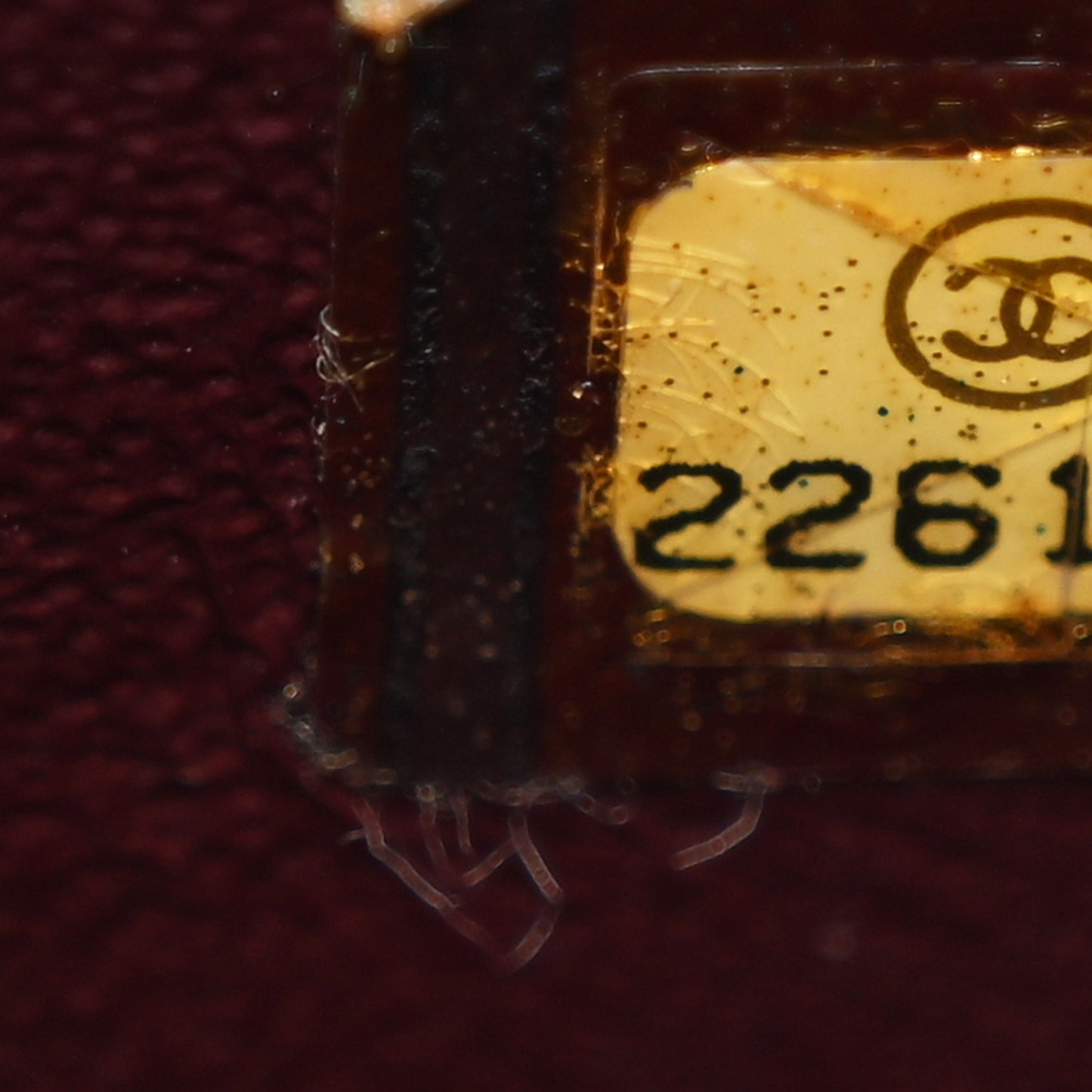 Calfskin Mini Propeller Flap Black