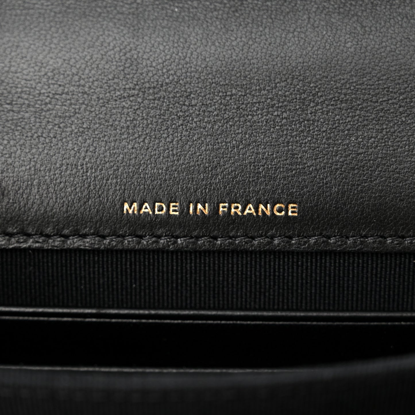 Lambskin Quilted Chain Top Handle Clutch With Chain Black