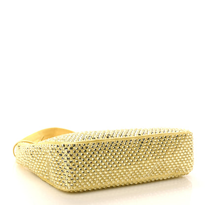 Prada Satin Crystal Mini Re-Edition 2000 Bag Ananas 4 of 9