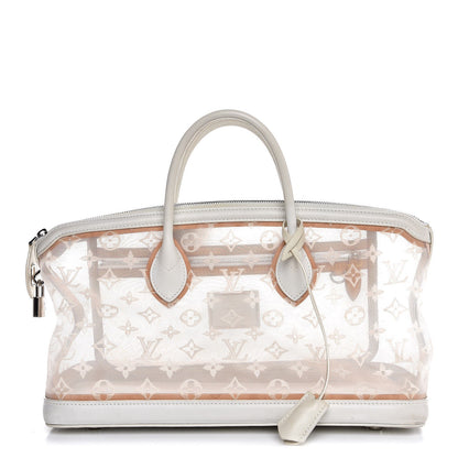 Louis Vuitton Monogram Transparence Lockit East-West White 1 of 15