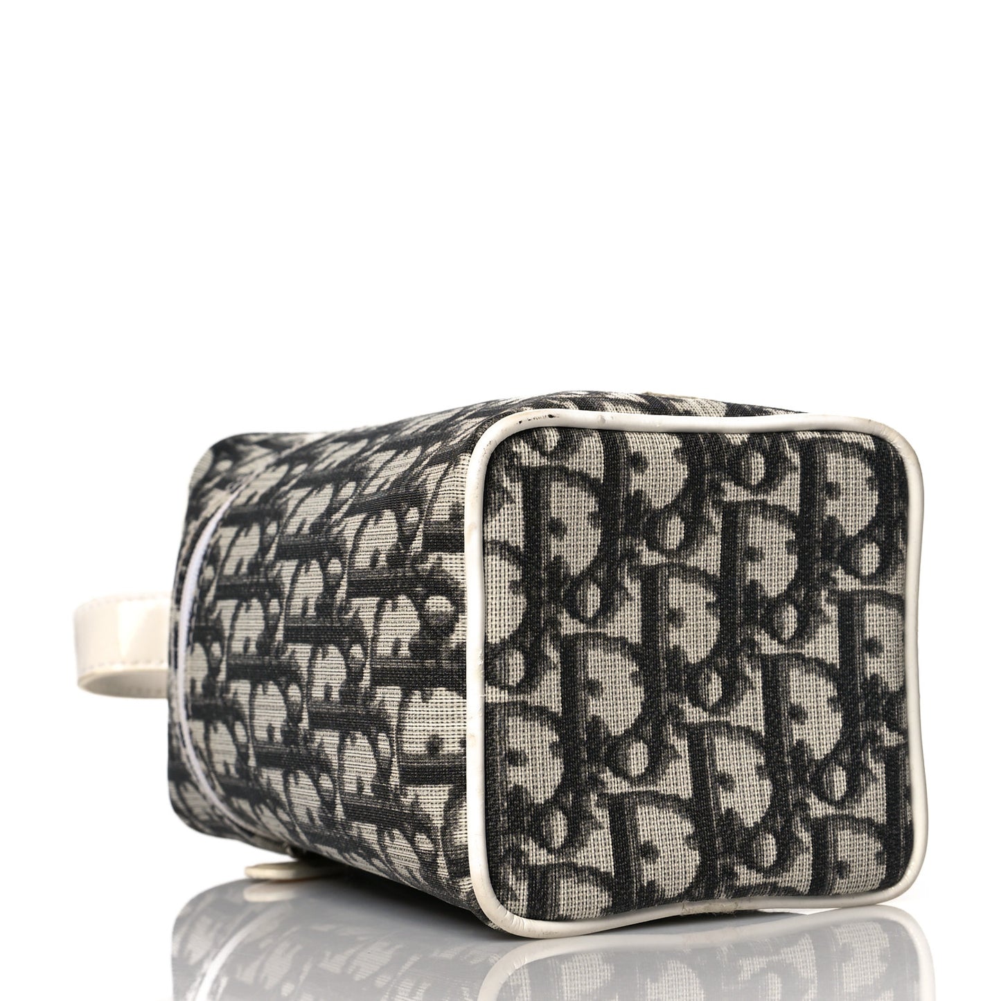 Monogram Vanity Case Black White