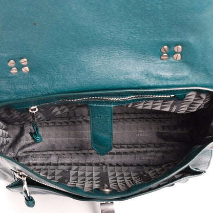 Proenza Schouler Lambskin Medium PS1 Satchel Dark Teal 7 of 8