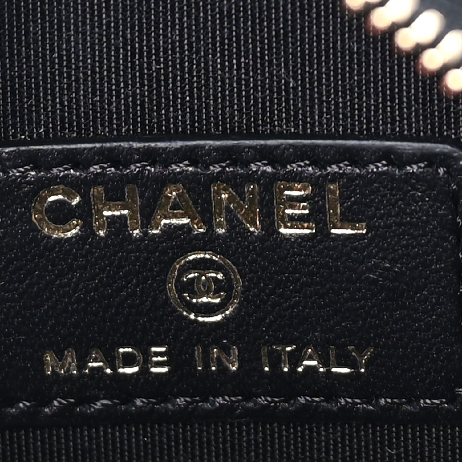 Chanel Velvet Sequin Round Clutch With Chain  Black 5 of 7