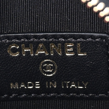 Chanel Velvet Sequin Round Clutch With Chain  Black 5 of 7
