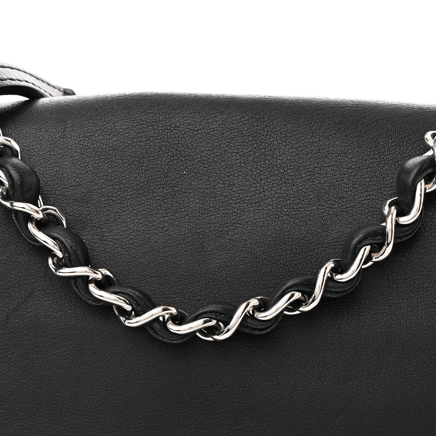 Chanel Calfskin Jumbo Tramezzo Flap Black 10 of 13