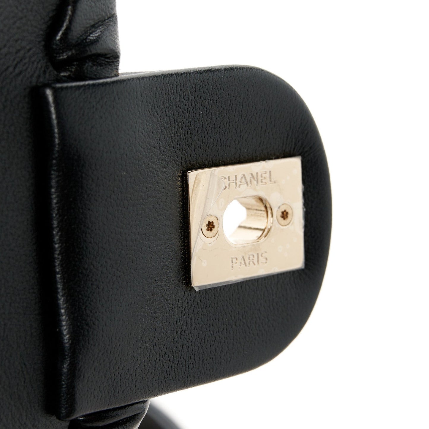 Tweed Braided Calfskin Mini My Own Frame Flap Grey Black