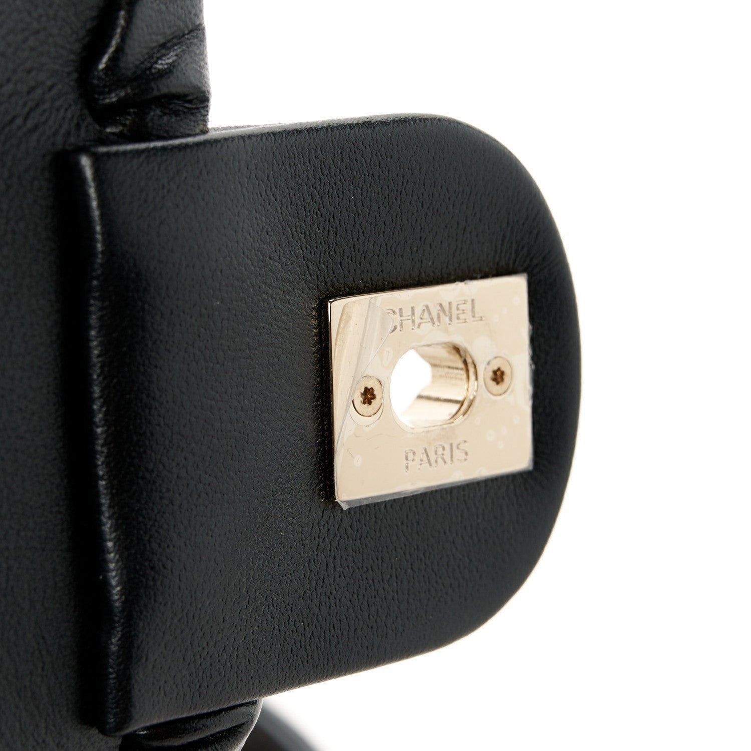 Chanel Tweed Braided Calfskin Mini My Own Frame Flap Grey Black 7 of 7