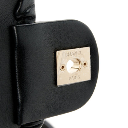 Chanel Tweed Braided Calfskin Mini My Own Frame Flap Grey Black 7 of 7