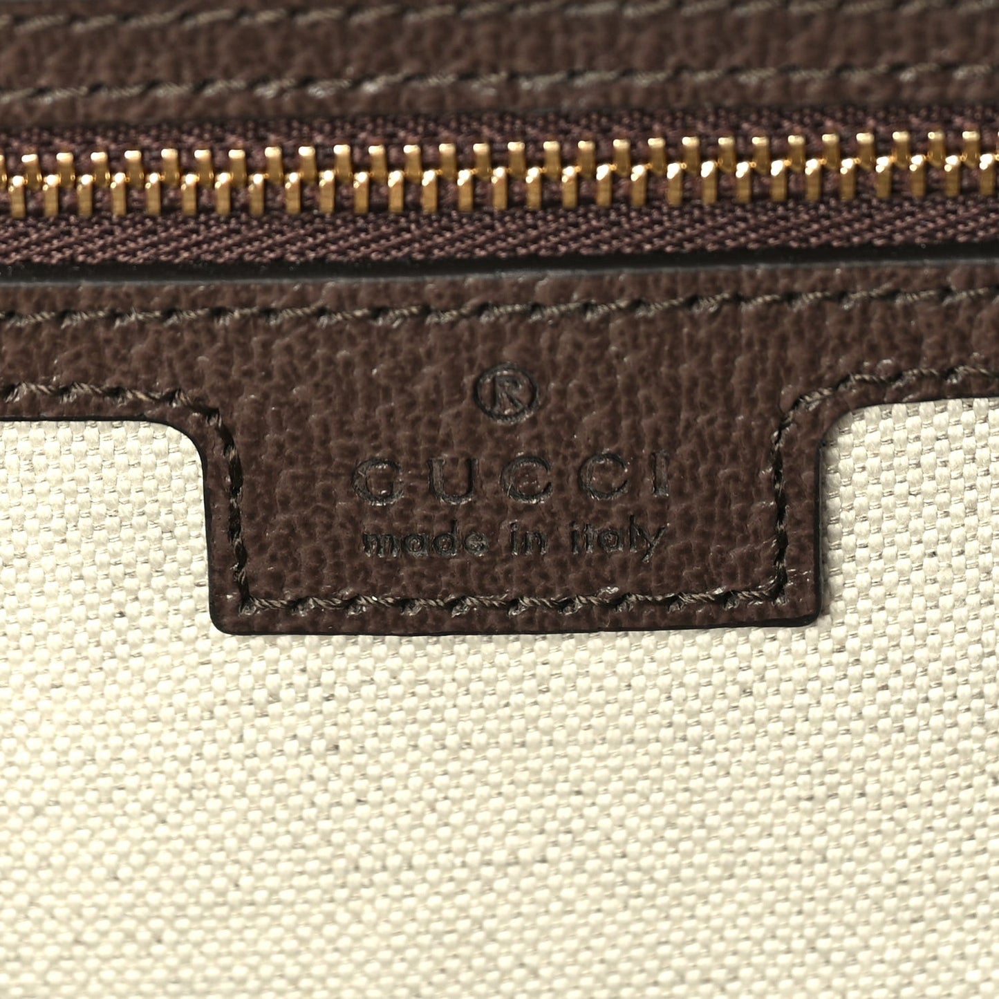 GG Supreme Monogram Web Small Ophidia Top Handle Bag Beige Ebony