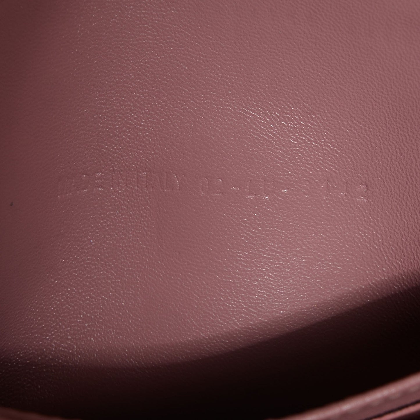Lambskin Cannage New Lock Pouch Magnolia